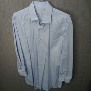 Knot Standard men's long sleeve 100% cotton blue d